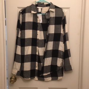 NWT Divided Checkered Flannel Size 2